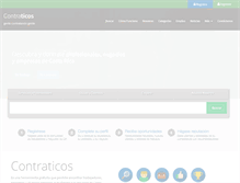 Tablet Screenshot of contraticos.com